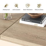 Dining Room Table for 6-10 Person, 55'' to 78'' Rustic Expandable Rectangle Dining Table