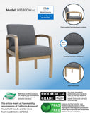 Boss Office Products Chairs Guest Seating, Slate Grey