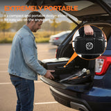 MASTER COOK Portable Charcoal Grill, Foldable Lightweight BBQ Grill with 330 sq.in. Cooking Area and Adjustable Air Vent Outdoor RV, Hiking, Camping, Patio, Tailgating