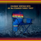 Coleman Stranger Things Quad Chair with Cooler