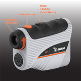 IZZO Golf Swami Laser Rangefinder with Slope, Pin Lock & Club Suggestion, 800 Yards Range, Soft Shell Carry Case
