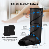 CINCOM Leg Massager for Circulation and Pain Relief, Air Compression Calf Foot Leg Massagers with Handheld Controller, Legs Circulation Machine