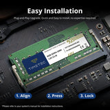 Timetec 16GB KIT (2x8GB) DDR4 2666MHz (PC4-2666V) PC4-21300 SODIMM Laptop RAM
