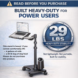 Adjustable Laptop Stand – Rolling Computer Desk & Ergonomic Table for Bed, Sofa, or Office