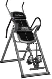 Innova ITX1200A Inversion Table with Adjustable Stretch Bars for Optimal Slope Inversion and Full Body Stretch, Silver/Black