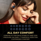 True Wireless Bluetooth Earbuds with Advanced Noise Cancelling, 3 Device Multipoint Connectivity (Midnight Blue) Technics