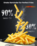 Nuwave Brio Plus Air Fryer 8 Qt, New & Improved, PFAS-FREE, 7 Digital One-Touch Cook Functions that AIR FRY, BAKE, ROAST, DEHYDRATE, TOAST, REHEAT, PREHEAT, 150 Presets, 50°F~400°F (Cream)