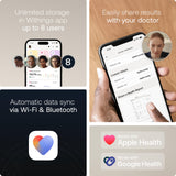 Withings BPM Vision – Smart Arm Blood Pressure Monitor | FDA-Cleared | Easy-to-use, Accurate Systolic & Diastolic Measurements, Wide Range Cuff | Wi-Fi & Bluetooth | iOS & Android