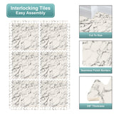 Sorbus 80 Sq. Ft. Wood Grain Floor Tiles Foam Mat EVA Interlocking Mats Tile 3/8-Inch Thick Flooring Wood Puzzle Exercise Mats w/Borders - Home Playroom Basement, Apartment, Trade Show, Baby, Dance