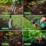 Gardening Gifts for Women & Men, Garden Tools Set Kit with Bag, 11 Piece Gardening Hand Tools