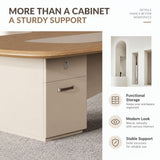 HHEvergreenEnsemble Executive Desk with Curved Desktop (110.24IN)