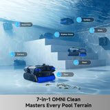 Mova Rover X10 Cordless Robotic Pool Cleaner, 7-in-1 Cleaning, AquaScan LDS Mapping & Precise PoolNavi, Smart Surface Parking, 10,000 GPH Suction, EdgeDrive Brush, Skimmer with Real-time App Control