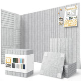 Large Cork Board for Walls 20 Pack Bulletin Board with 100 Adhesive Tabs