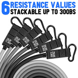 Heavy Resistance Bands for Working Out, 300lbs/360lb/420lb Exercise Bands Workout Bands with Handles, Door Anchor, Ankle Straps, Home Gym Workout Equipment for Men