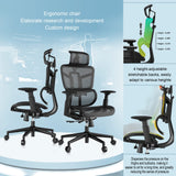 Office Computer Desk Chair, Ergonomic Desk Chair Mesh Computer Chair with Wheels LVVEZin