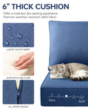 Luxury 24x24x6 Inch Outdoor Cushions for 5 Peice Patio Set