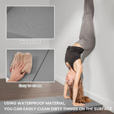 BalanceFrom Three Fold Folding Exercise Mat with Carrying Handles for MMA, Gymnastics and Home Gym Protective Flooring, 2-Inch Thick, Gray BalanceFrom