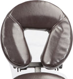 Master Massage Bedford Adjustable Portable Folding Full Body Massage Chair, Coffee, 11" x 14" x 39"