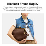 Coach Women's Kisslock Frame Bag 27