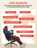 SIHOO B100 PRO Ergonomic Mesh Office Chair with Footrest