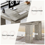 Tribesigns 7 ft Extra Long Conference Table, 86-Inch Office Meeting Room Table