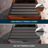 OEDRO Hard Quad-Fold Low-Profile Tonneau Cover for 2009-2024 Ram 1500 5.7ft