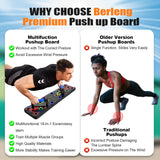 Berleng Push Up Board - 36-in-1 Foldable Pushup Fitness Stand for Portable Strength Training. Rugged, Stable Equipment for Home Gym Workout for Men & Women Berleng
