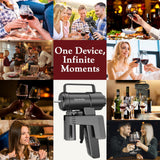 Ultimate Wine Preservation System: Built-In Electric Wine Aerator & Opener with Cork-Still Vacuum Tech - 5+ Week Freshness, No Consumables Needed | Premium Wine Accessories for Wine Connoisseurs