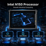 ONERugged M10N Rugged Tablet, 10.1" Windows 11 Pro Industrial Tablet, 1000 Nits Sunlight Readable Display, Intel N150, 8GB+128GB, 4G LTE, Wi-Fi 6, GPS/NFC, IP65 Heavy-Duty Outdoor PC for Field Work