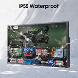SYLVOX Outdoor TV, 65'' QLED Smart TV, IP55 Waterproof, Dolby Atmos HDR 10, Voice Remote SYLVOX