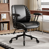 Home Office Desk Chair, Adjustable Comfy Office Chair with Wheels