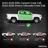 OEDRO Drop Running Boards Fit for 15-26 Chevy Colorado/GMC Canyon Crew Cab