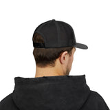 Trust in the Power of God Christian Trucker Hat, Embroidered Scripture Hat for Men & Women, Religious Apparel Charcoal/Black