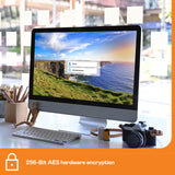 WD 24 to My Book External Desktop Hard Drive, USB 3.2 Gen 1, exFAT, SuperSpeed USB-A Cable, Backup and Password Protection