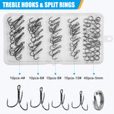 Unpainted Fishing Lures Making Kit, 286pcs DIY Lure Blank Crankbaits Minnow Hard Bait Set with Treble Hooks,Split Rings,3D Eyes,Fishing Lure Stickers Pliers DIY Fishing Tackle SILANON