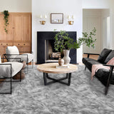 Latepis Washable Area Rugs 9x12 Living Room Gray Fur