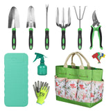 Gardening Gifts for Women & Men, Garden Tools Set Kit with Bag, 11 Piece Gardening Hand Tools