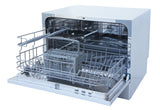 SPT SD-2224DSB: ENERGY STAR Countertop Dishwasher with Delay Start & LED – Silver
