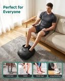 Snailax Shiatsu Foot Massager with Heat, Deep Kneading, Compression, Vibration, Electric Feet Massage Machine for Plantar Fasciitis,Neuropathy,Foot Warmer,Remote Control,Size 13,Mother's Day Gifts