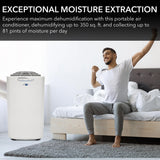 Whynter ARC-110WD 11,000 BTU (5,900 BTU SACC) Portable Air Conditioner, White