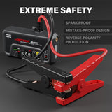LOKITHOR JP400 Jump Starter with Air Compressor, 2500A 12V Car Battery Jumper Starter Portable (8.5L Gas/6.5L Diesel) with ConnectMax Tech, 150PSI Tire Inflator, Auto-Shutoff & Dynamic Dwell