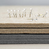Felt Bulletin Board 60x36 inches, Decorative Pin Board for Home & Office