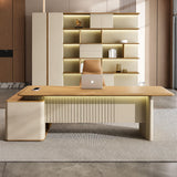 HHEvergreenEnsemble Executive Desk with Work Surface(No Tall Cabinet) (94.49IN)