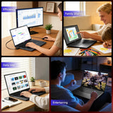 NIMO 17.3" FHD Gaming Laptop, AMD Ryzen 5 6600H (Beat i7-1165G7, 6-Core up to 4.5GHz) 16GB DDR5 RAM 512GB SSD, Radeon 660M Graphics 100W PD Backlit Keyboard Fingerprint Computer for Student & Business