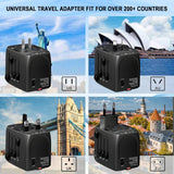 SARQW Travel Converter Adapter Voltage Converter that Steps Down 220 Volts to 110 Volts for use in Over 200 Countries,Including The U.S., U.K., Europe, and Australia (Black)
