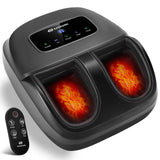 EaseZen Shiatsu Foot Massager with Heat & Remote - 2026 Upgraded Deep Kneading Massage for Plantar Fasciitis, Neuropathy & Tired Feet | Fits Up to Size 14 | Perfect Gifts