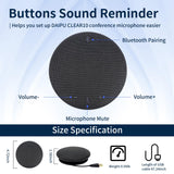 DAIPU Bluetooth Conference Speaker and Microphone USB Speakerphone Conference Microphone and Speaker 360° Voice Pickup Max Bluetooth Distance 32.8ft Noise Cancellation for Video Conferencing Calling
