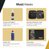 Wahl Professional All Star Combo, Corded Designer Clipper & Peanut Trimmer Set, Adjustable Taper Lever, Complete Kit