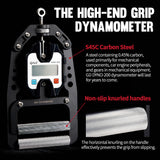 (NEW) GD DYNO-200 Digital Hand Dynamometer Grip Strength Measurement Electronic Hand Grip Strength Tester Grip Strengthener Hand Exerciser 440 Lbs (200 Kgs) GD