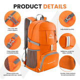 Venture Pal 35L Ultralight Lightweight Packable Foldable Travel Camping Hiking Outdoor Sports Backpack Daypack